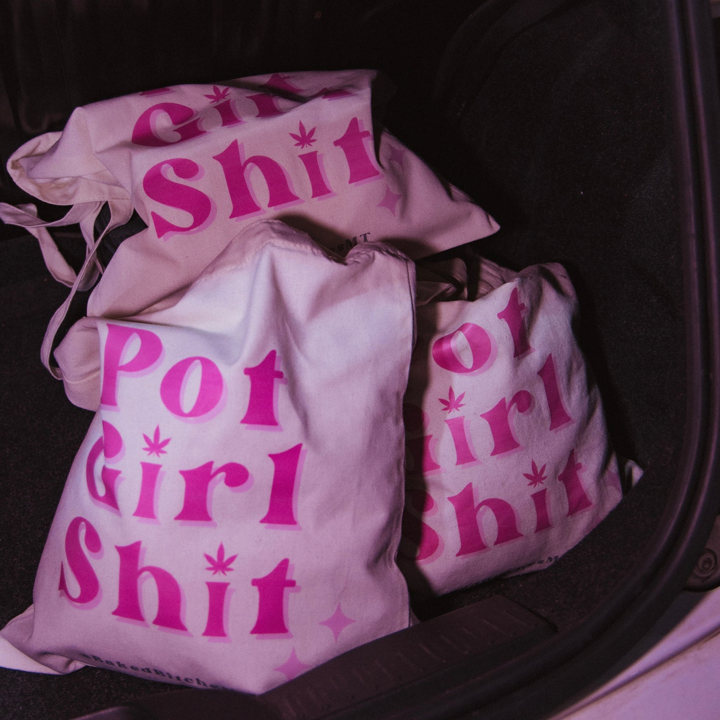 Pot Girl Shit Tote Bag