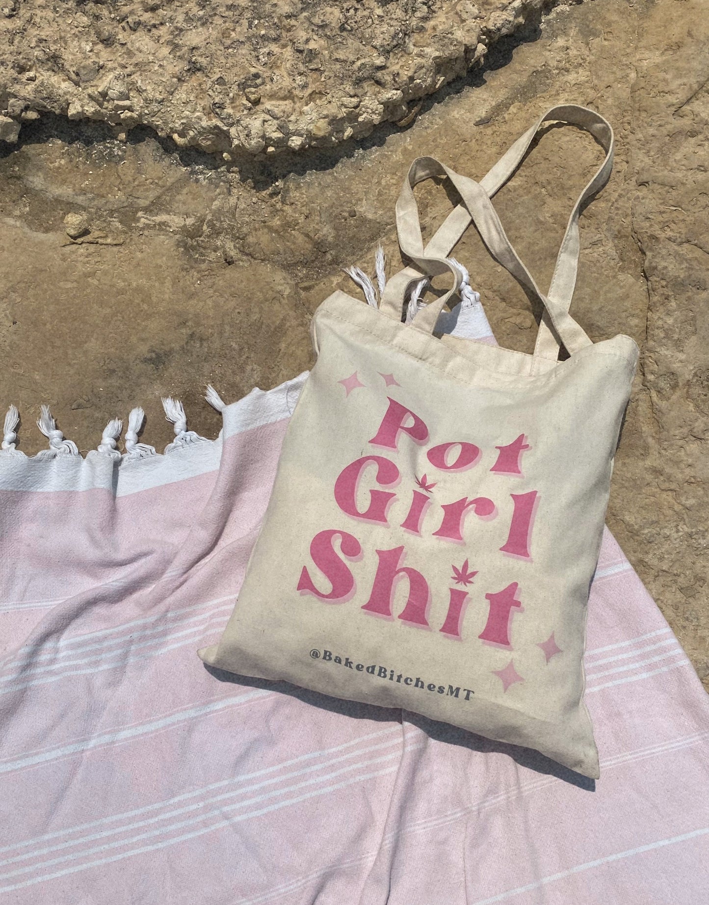 Pot Girl Shit Tote Bag