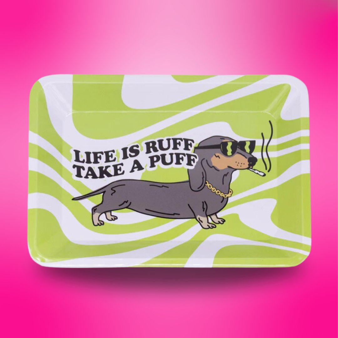 Life is Ruff Take a Puff Rolling Tray